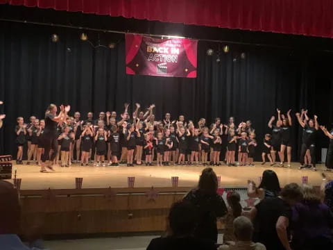 a group of people on a stage