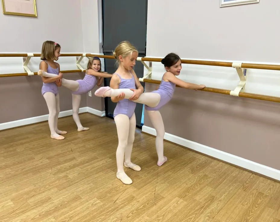 a group of girls in a room