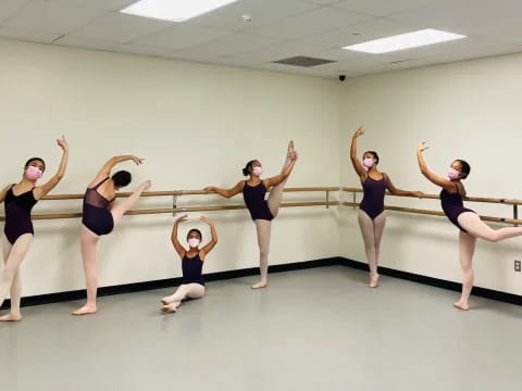 a group of women dancing