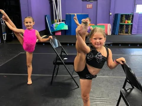 a group of women dancing