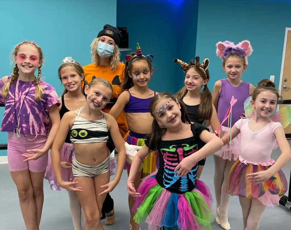 a group of women in clothing