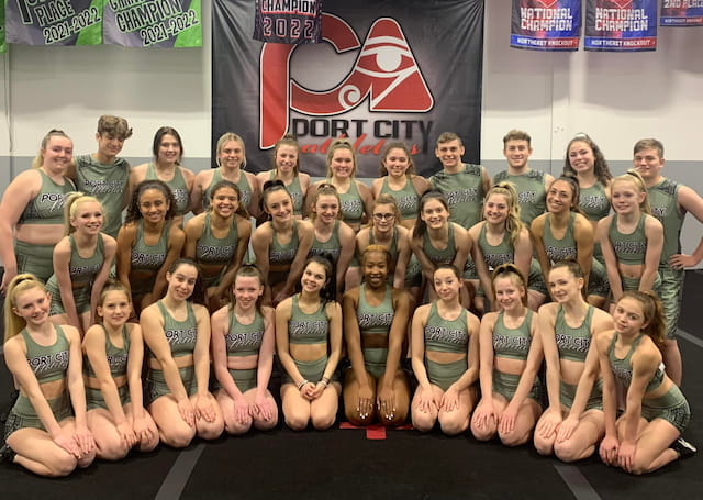 a group of people posing for a photo