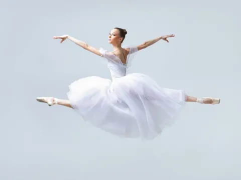 a woman in a white dress