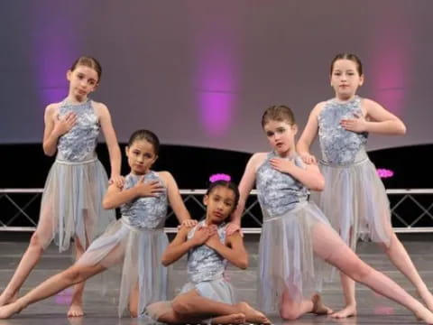 a group of children in dresses