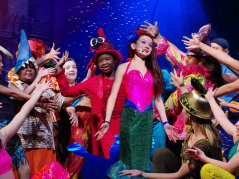 a group of people dancing