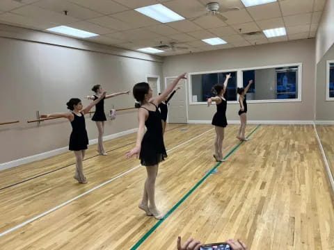 a group of women in a room