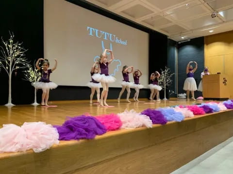 a group of people on a stage