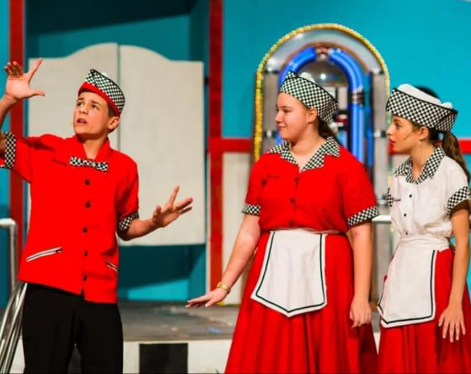 a group of people dancing