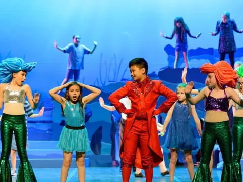 a group of people in clothing