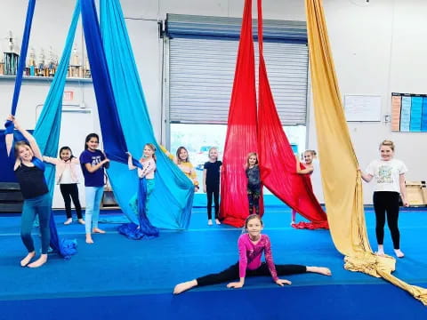 a group of people on a stage