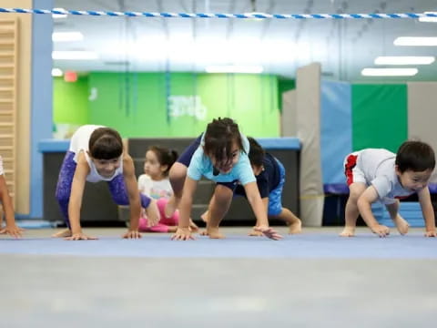 a group of children in a circle