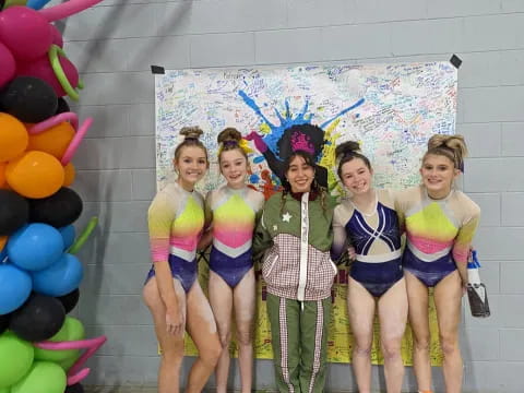 a group of women in clothing