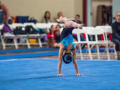 a person in a blue uniform