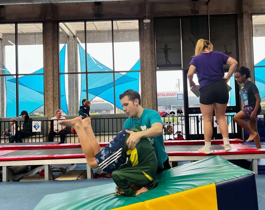 a man sitting on a bench