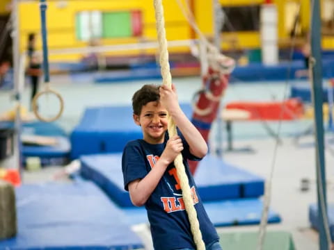 a man holding a stick