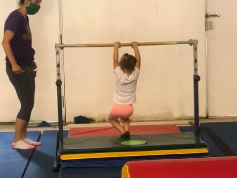 a man lifting weights