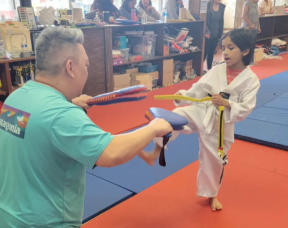 a man and a woman playing a game