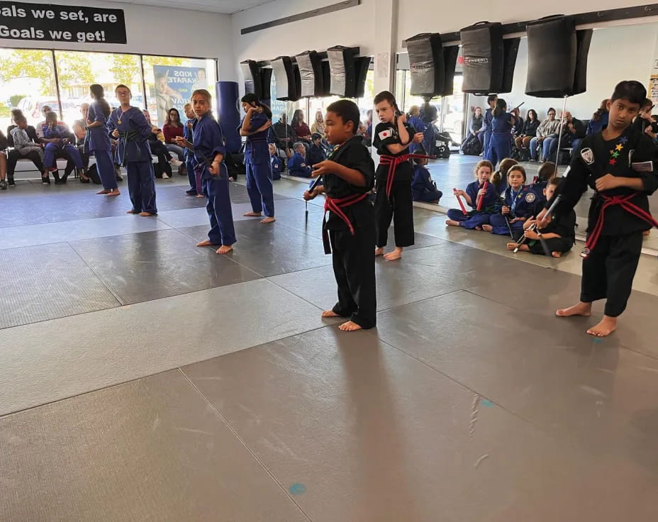 a group of people dancing