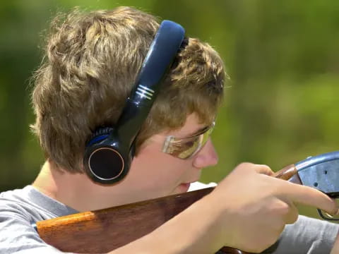 a person wearing headphones