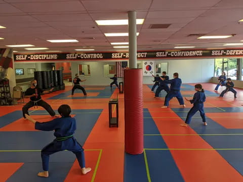 a group of kids playing a game