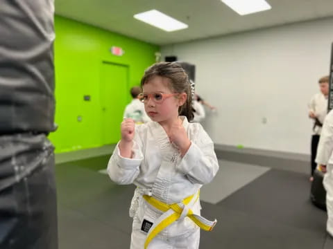 a young girl in a classroom