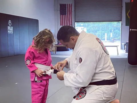 a man and a woman shaking hands