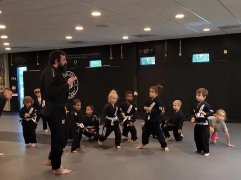 a group of people on a stage