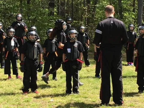 a group of people in uniform
