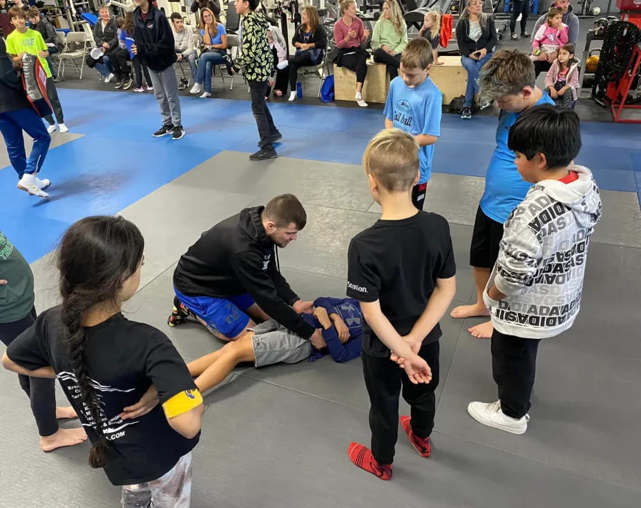 a group of people dancing