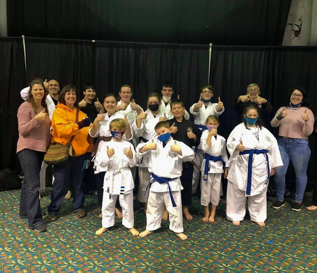 a group of people in clothing