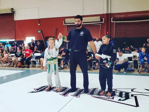 a group of people on a ski lift