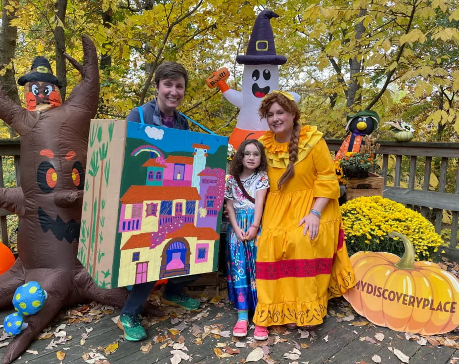 a group of people in clothing