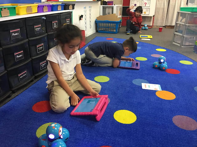 a few children playing with toys
