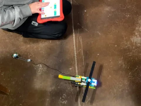 a person holding a box