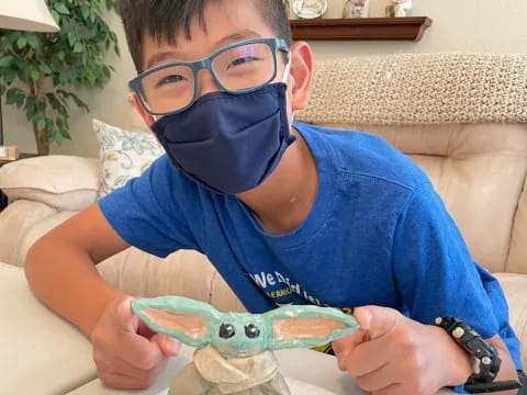 a person wearing glasses