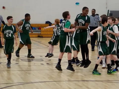 a group of boys in uniform
