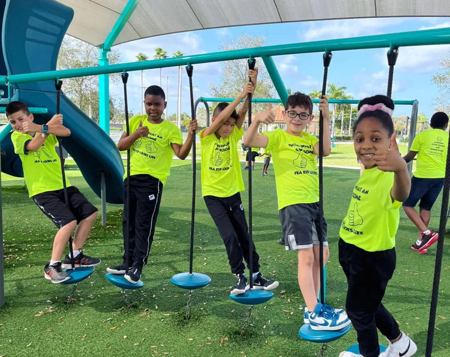 a group of people in a tent