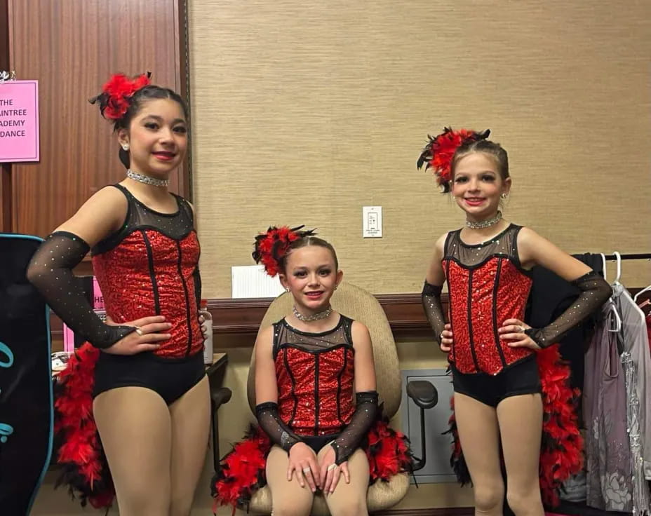 a group of women in clothing