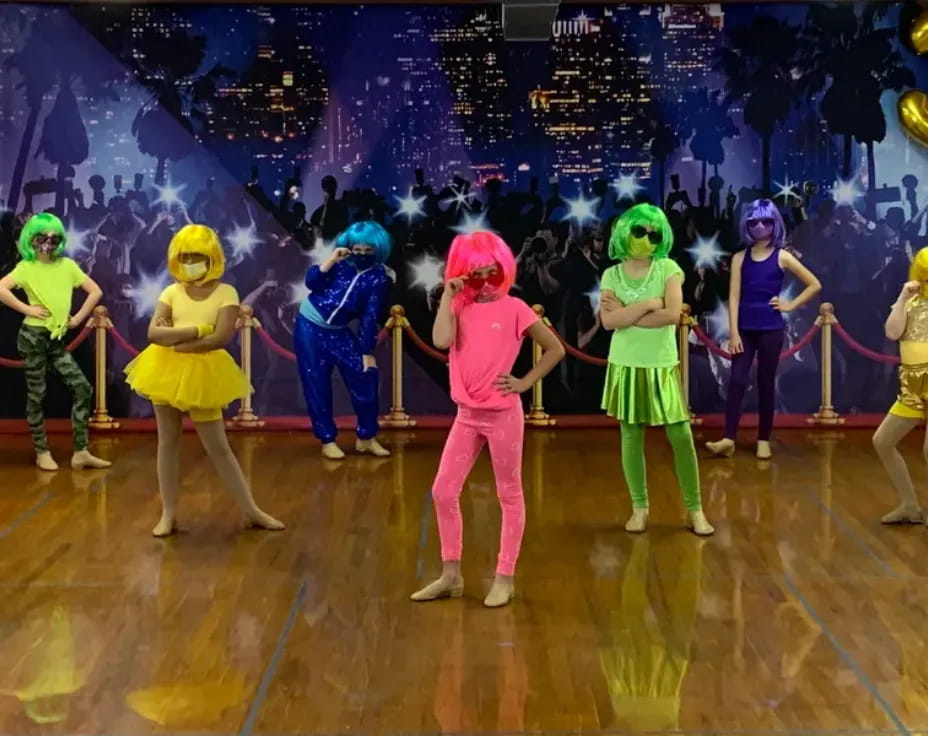 a group of people in clothing