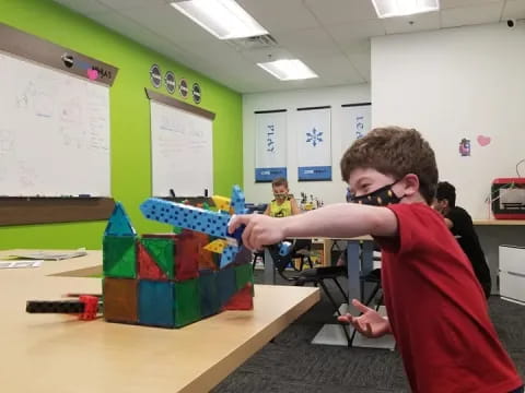 a person wearing a mask