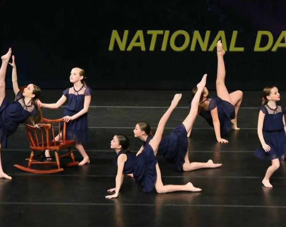 a group of people dancing