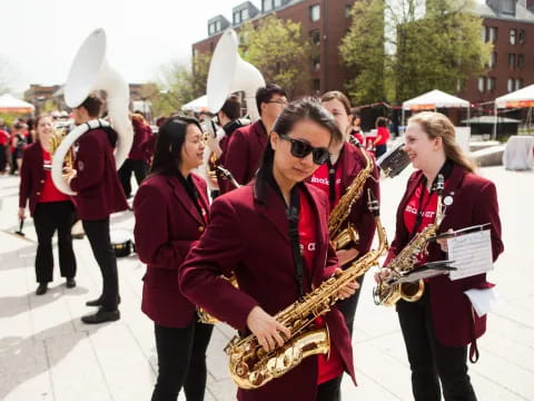 a group of people in clothing