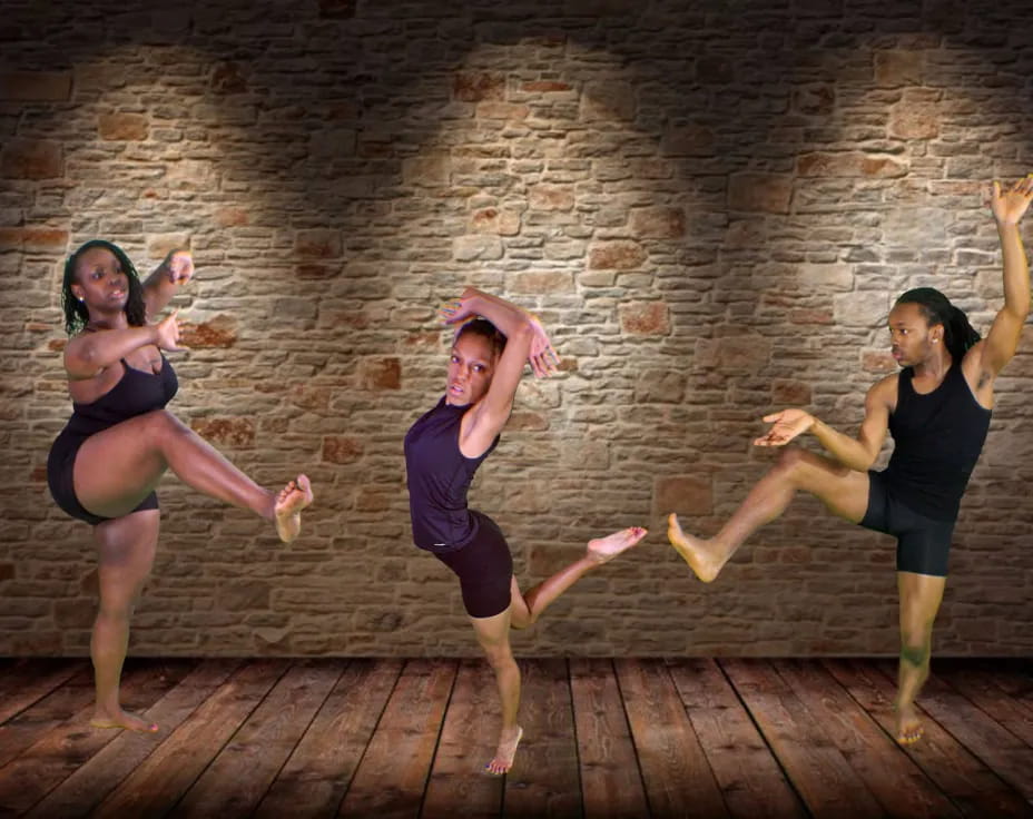 a group of women dancing