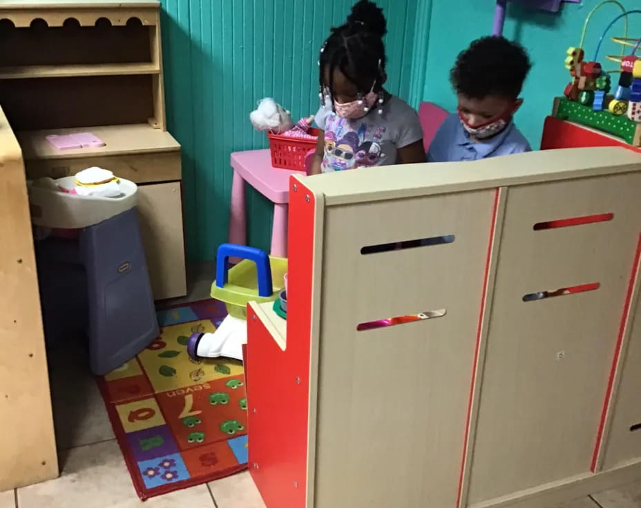 children in a classroom