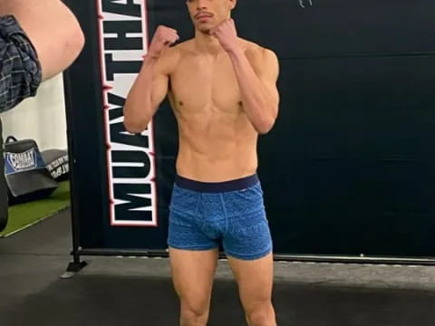 a person flexing the muscles