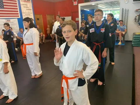 a group of people in uniform