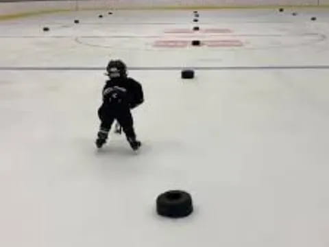 a person on ice skates