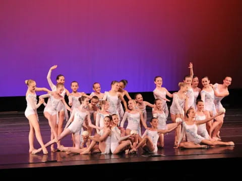 a group of people on a stage