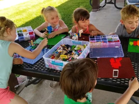 children playing with toys