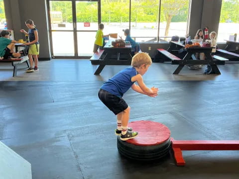 a kid skating on a ramp